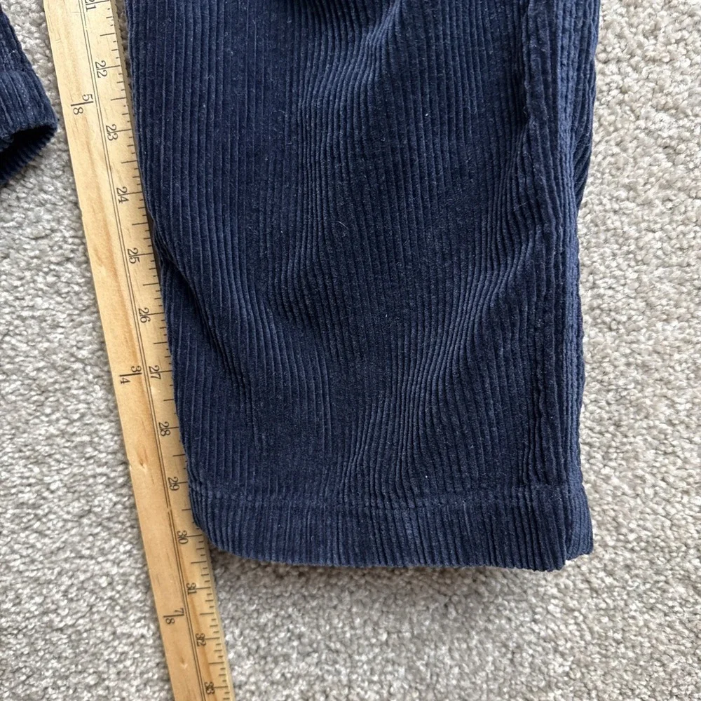 Polo‎ Ralph Lauren Men's Large Dark Blue Corduroy Pants Classic Fit Drawstring